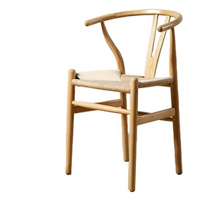 On Sale Wooden Black Wishbone Dining Chair