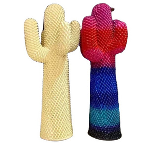 Custom Made Outdoor Design Italy fashion Shopping Mall Decoration Fiberglass Cactus Sculpture