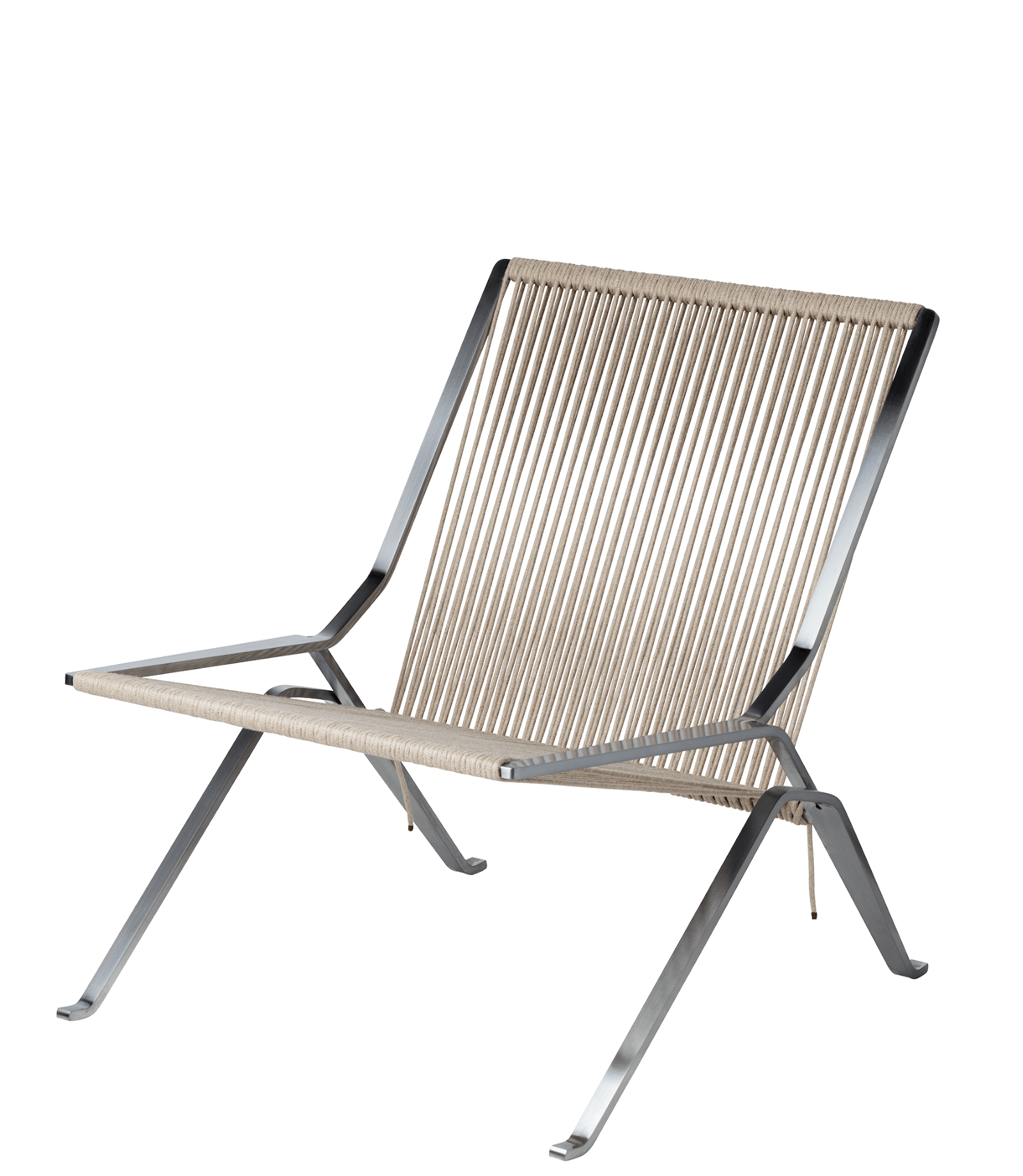 Modern design PK25 chair Poul Kjaerholm living room chair lounge chair leisure  rattan stainless steel frame