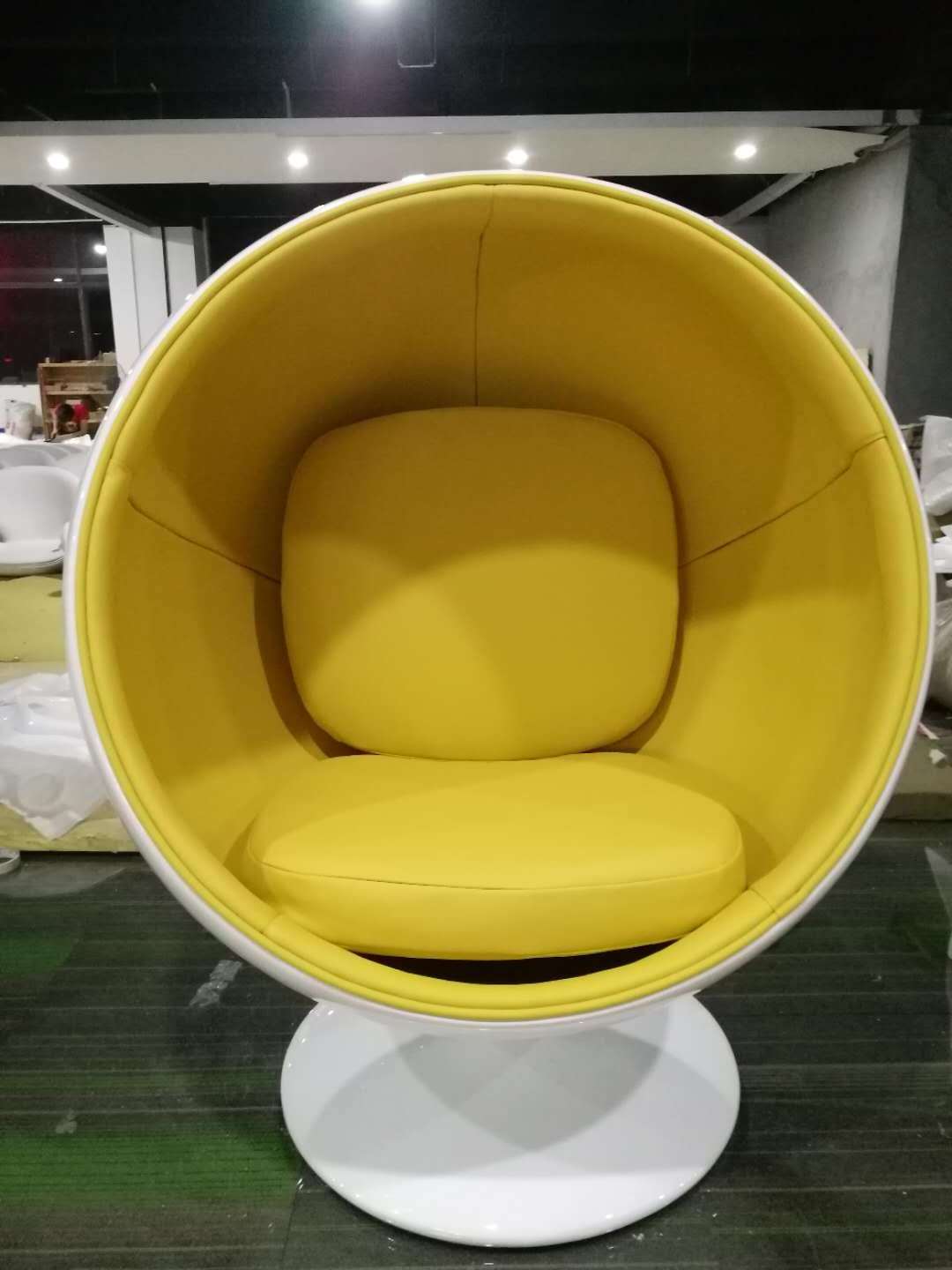 Modern Furniture Chair Lounge Living Room Home Furniture Swivel Shaped Round Egg-Shaped Chair Ball Chair