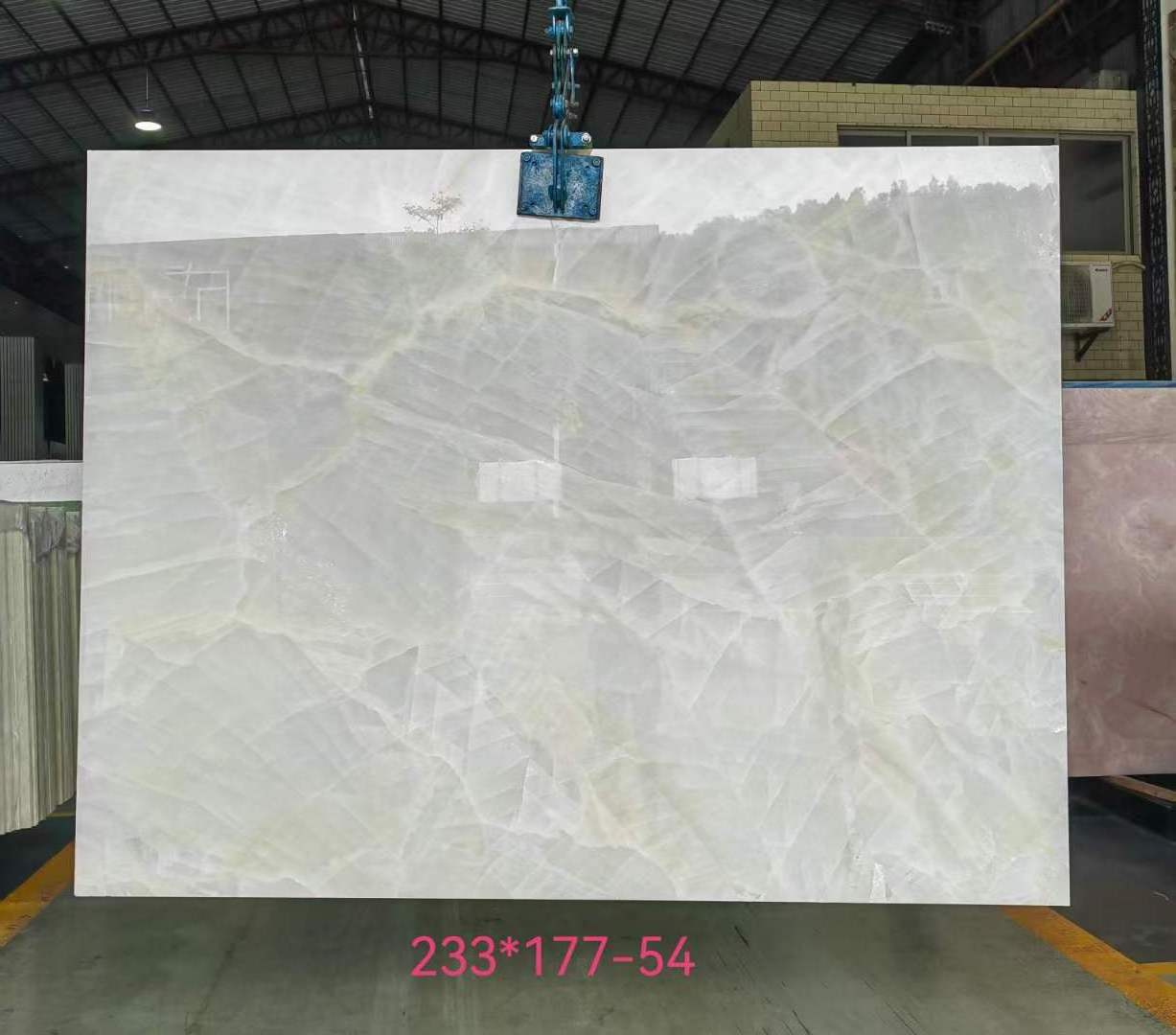 Translucent Ice Age Onyx Crystal Dining Table Backlight Walling Stone Luxury Furniture Counter Top 18mm Thickness Marble Top