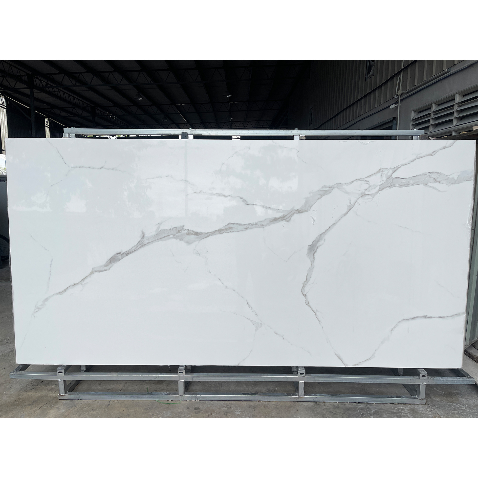 Fishbelly Gold White Big Size Raw Porcelain Slabs 3200*1600*12mm Ceramic Tile Customized Kitchen Countertop Table Top Worktop