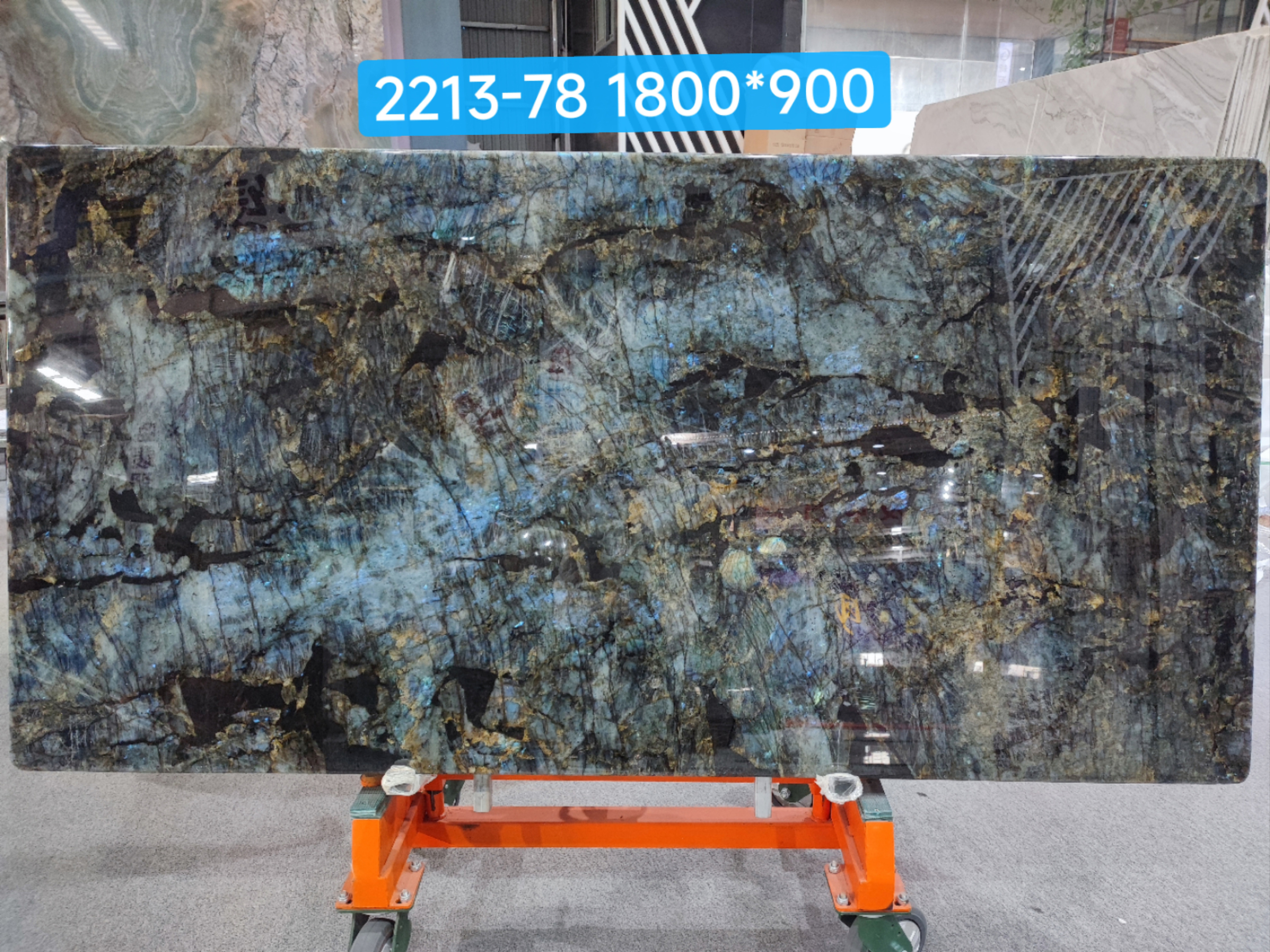 Natural Blue Peacock Marble Slab Cut to Size 18mm Thickness Genuine Blue Jade Luxury Dining Table Top High Class Walling Tile