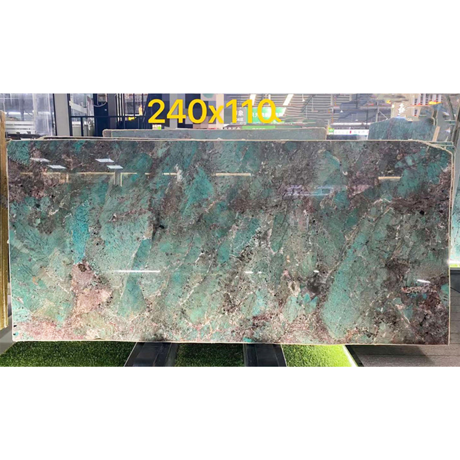 Real Green Jade Real Marble Stone Slab High End Household Decoration Walling Flooring Slab Villa Hotel Furniture Counter Top