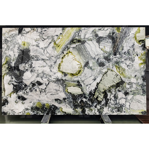 Ice Jade Green Marble Luxury Brazilian Onyx Wall Decoration Cold Jadeite Furniture Countertops 18mm Vanity Marble Top