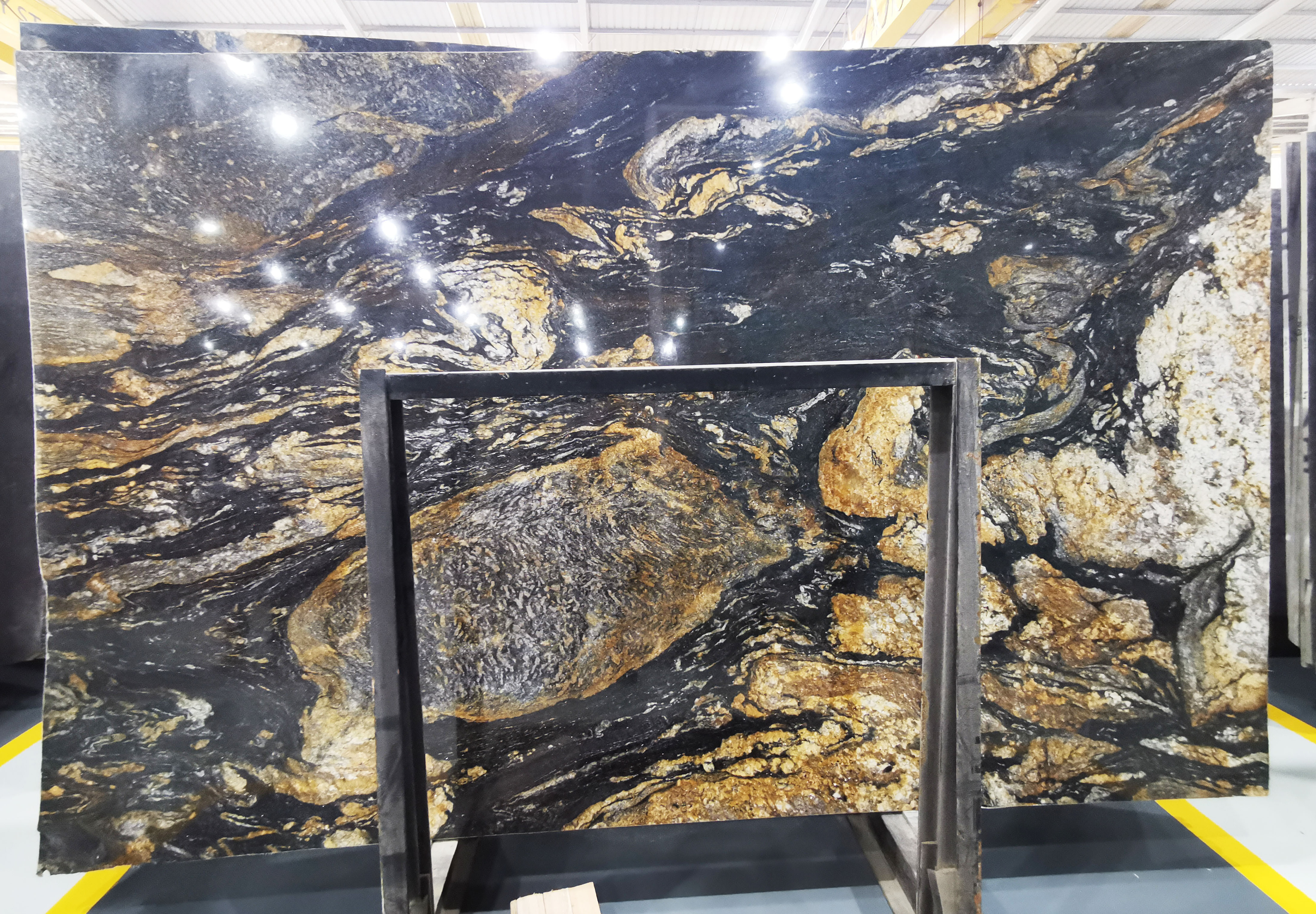 Magma Gold Granite Furniture Countertop Table Top Black Taurus Marble Black Fusion Kitchen Cabinet Counter 20mm Titanium Worktop