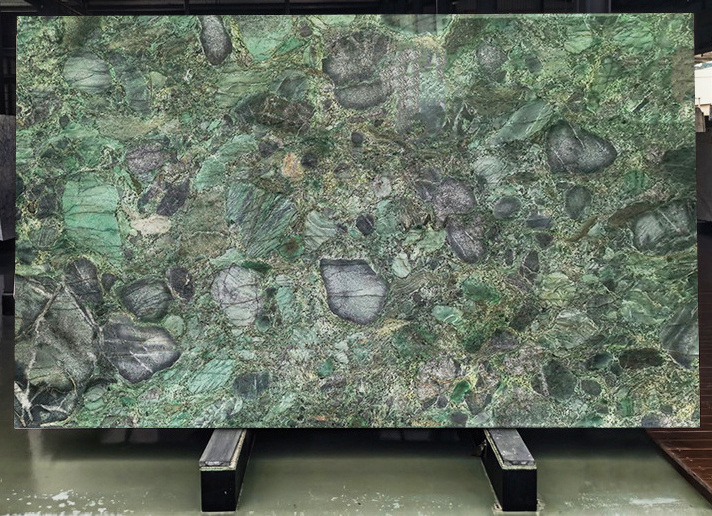 Green Emerald Real Marble Stone Granite Building Material Background Decoration Tile Dark Green 2cm Marble Table Top Countertop