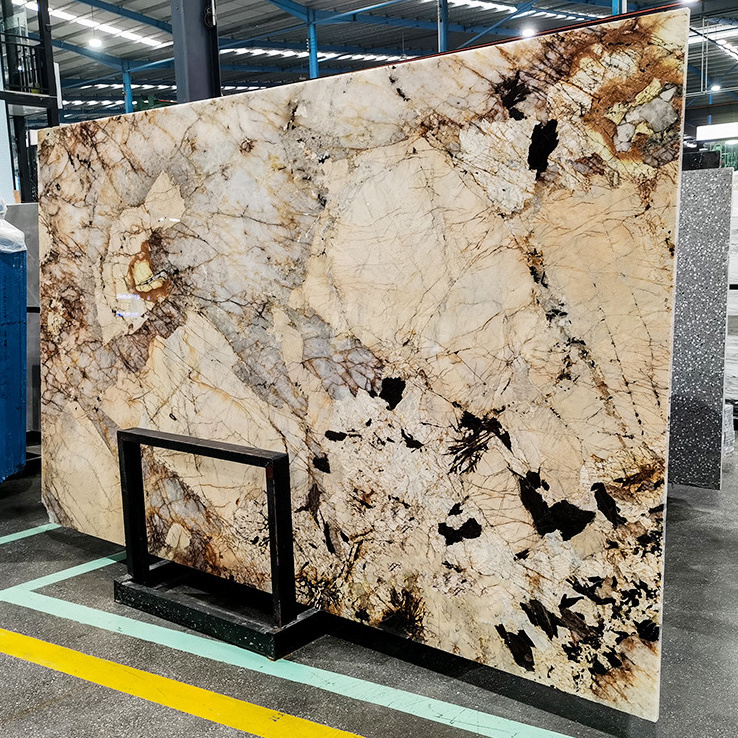 Brasil Patagonia Quartzite Countertop Pandora Jade Translucent Onyx Background Wall Cladding Tile Furniture Dining Tabletop