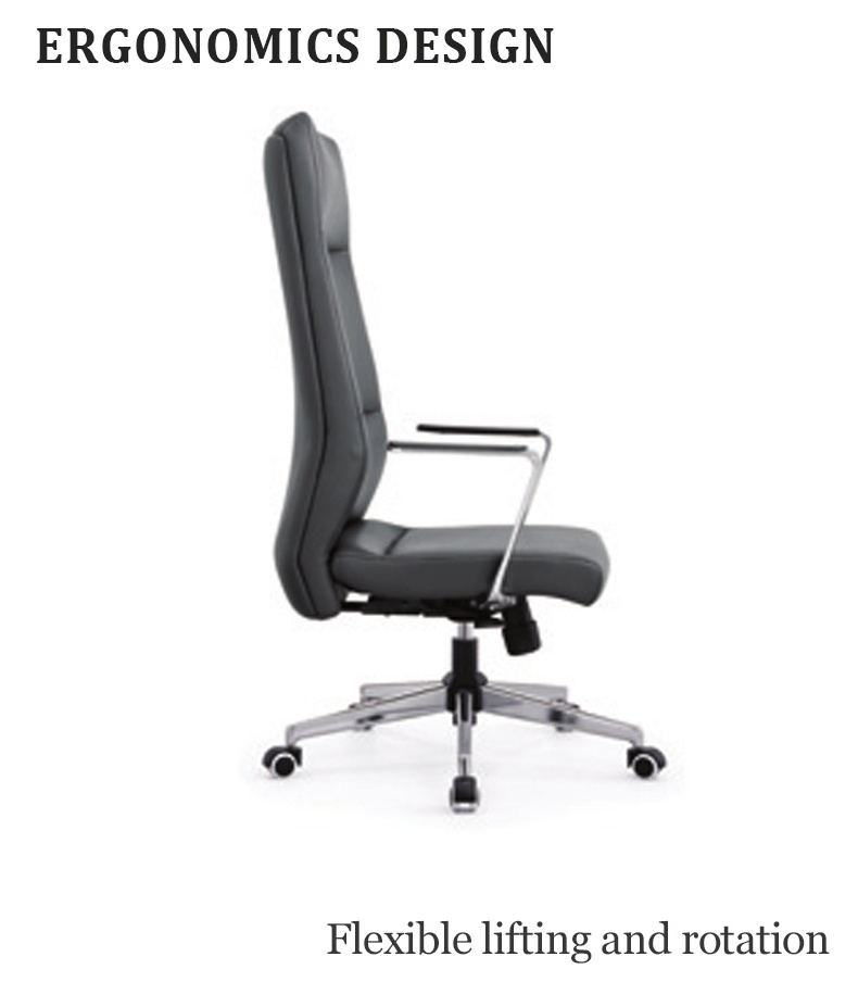 Hot selling Designer Executive High Back Pu Luxury Real Boss Office Genuine Leather Chair