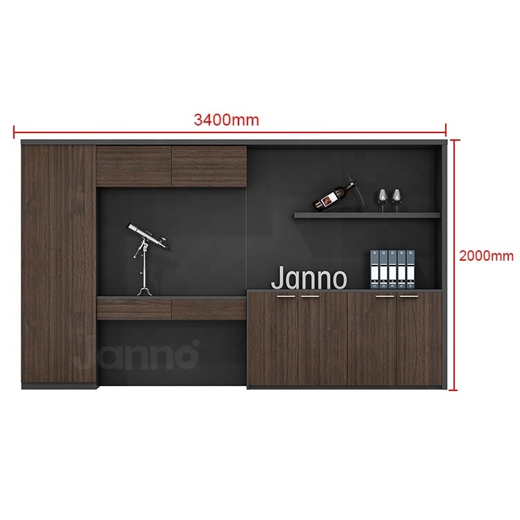 Home office modular display cabinet furtniture book shelf file cabinet with drawer and wardrobe