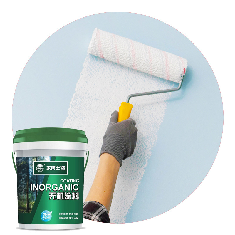 Moisture-proof and mildew-proof inorganic fireproof mineral coating Indoor fireproof and heat-resistant flame retardant paint