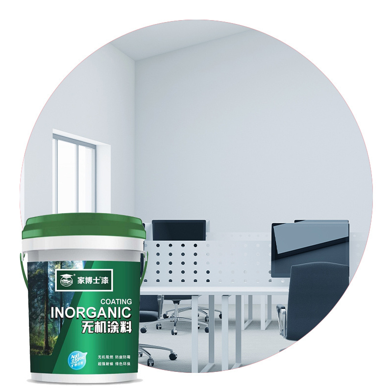 Moisture-proof and mildew-proof inorganic fireproof mineral coating Indoor fireproof and heat-resistant flame retardant paint