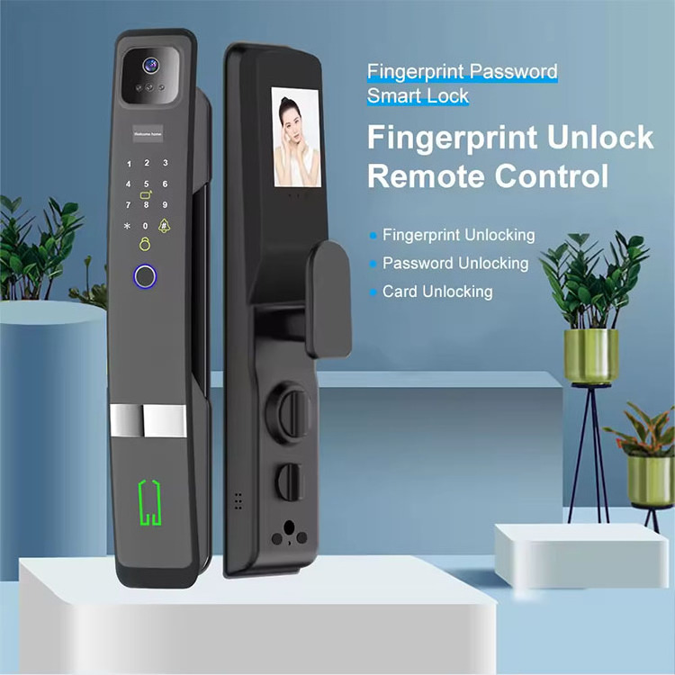 Tuya Smart WiFi Door Lock Code RFID IC Card Smartphone App Unlock Biometric Fingerprint Smart Lock