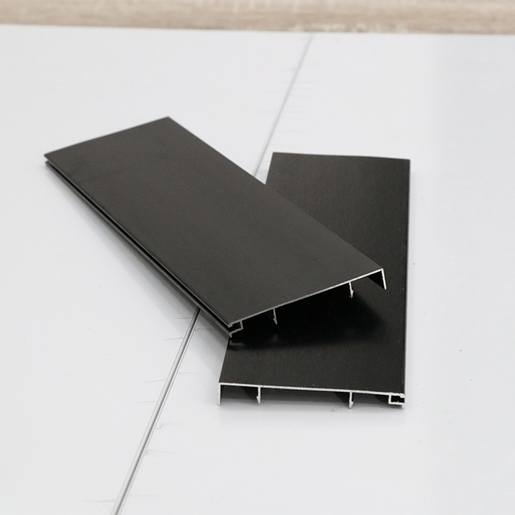 Customized Size Aluminum Skirting Panel Covers Plinth Skirting Board With Leg