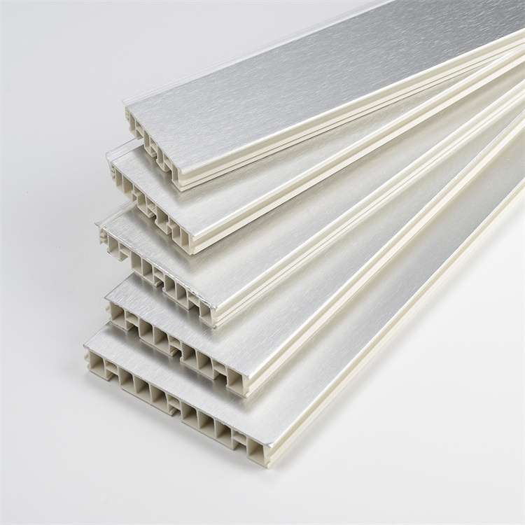 PVC Skirting Board 8cm/10cm/12cm/15cm Aluminum plastic skirting Profiles Baseboard Kitchen With Toe Kick