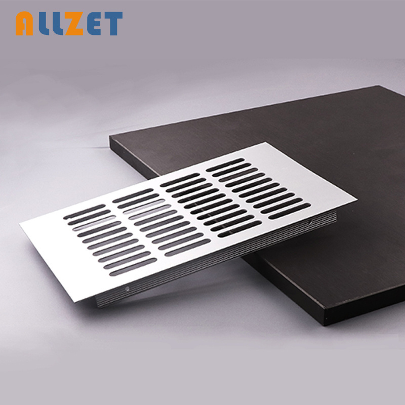 Allzet aluminum ventilation in cabinet to return air vent grille for kitchen cabinet wardrobe air vent