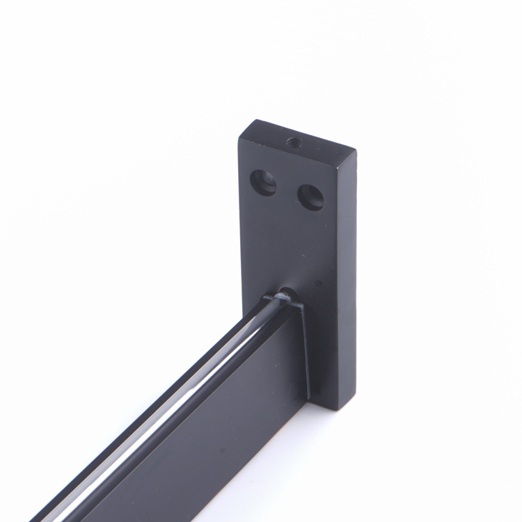 Wardrobe LED Tube Support aluminum alloy furniture hardware clothes rail wardrobe rail Support Hardware Fittings