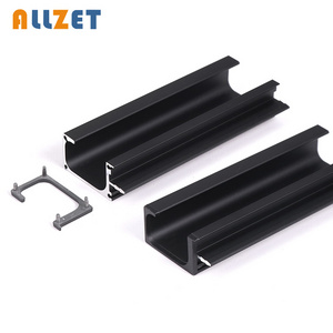 Allzet Wardrobe concealed Kitchen Cabinets Furniture Pull Length Handle Hidden Recess