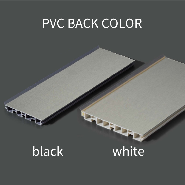 PVC Skirting Board 8cm/10cm/12cm/15cm Aluminum plastic skirting Profiles Baseboard Kitchen With Toe Kick