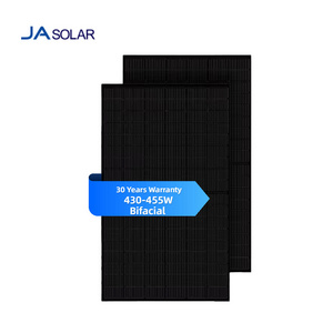 JA Solar Deep Blue 4.0 Pro N Type Bifacial 430w 435w 440w 445w 450w 455w Black Modules Dual Glass Solar Panel