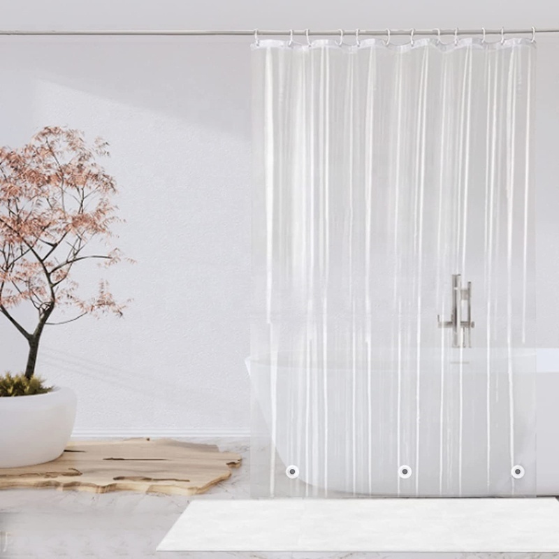 PEVA 8G Bathroom Clear Shower Curtain Liner