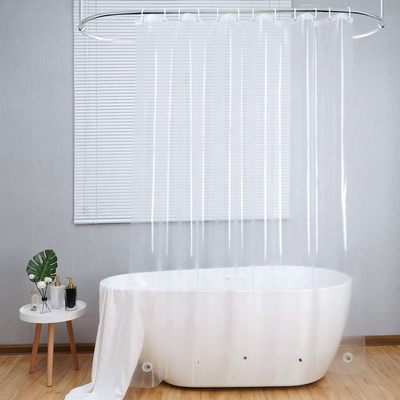 PEVA 8G Bathroom Clear Shower Curtain Liner