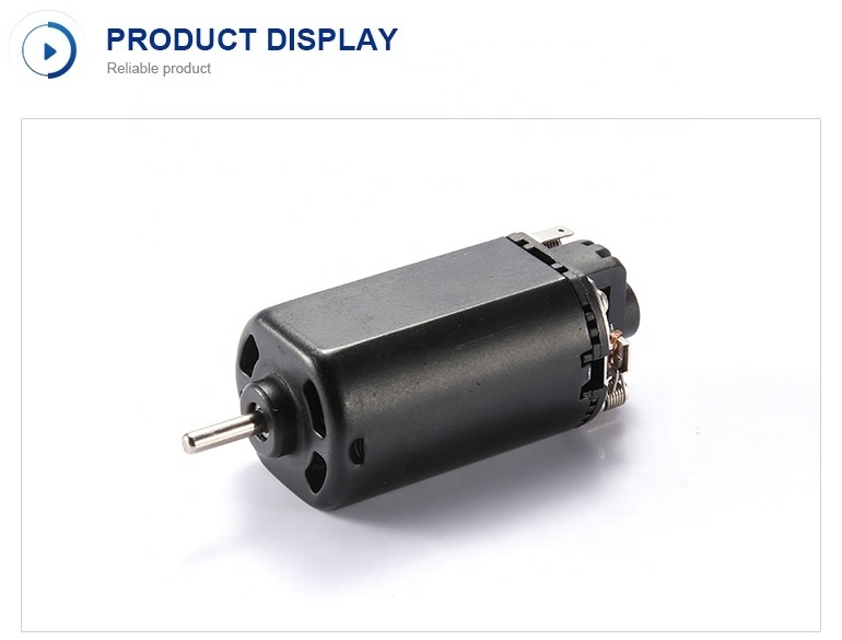 JL-FS480 customizable high speed high torque dc motor for electric airsoft  with Nd-Fe-B magnet