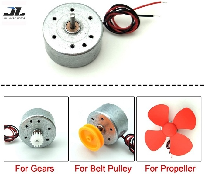 JL-RF300 Mini Electric Motor DC 3V 2000rpm 3000rpm DIY Toy Wind Turbine Solar Generator Small Brush Motors Permanent Magnet