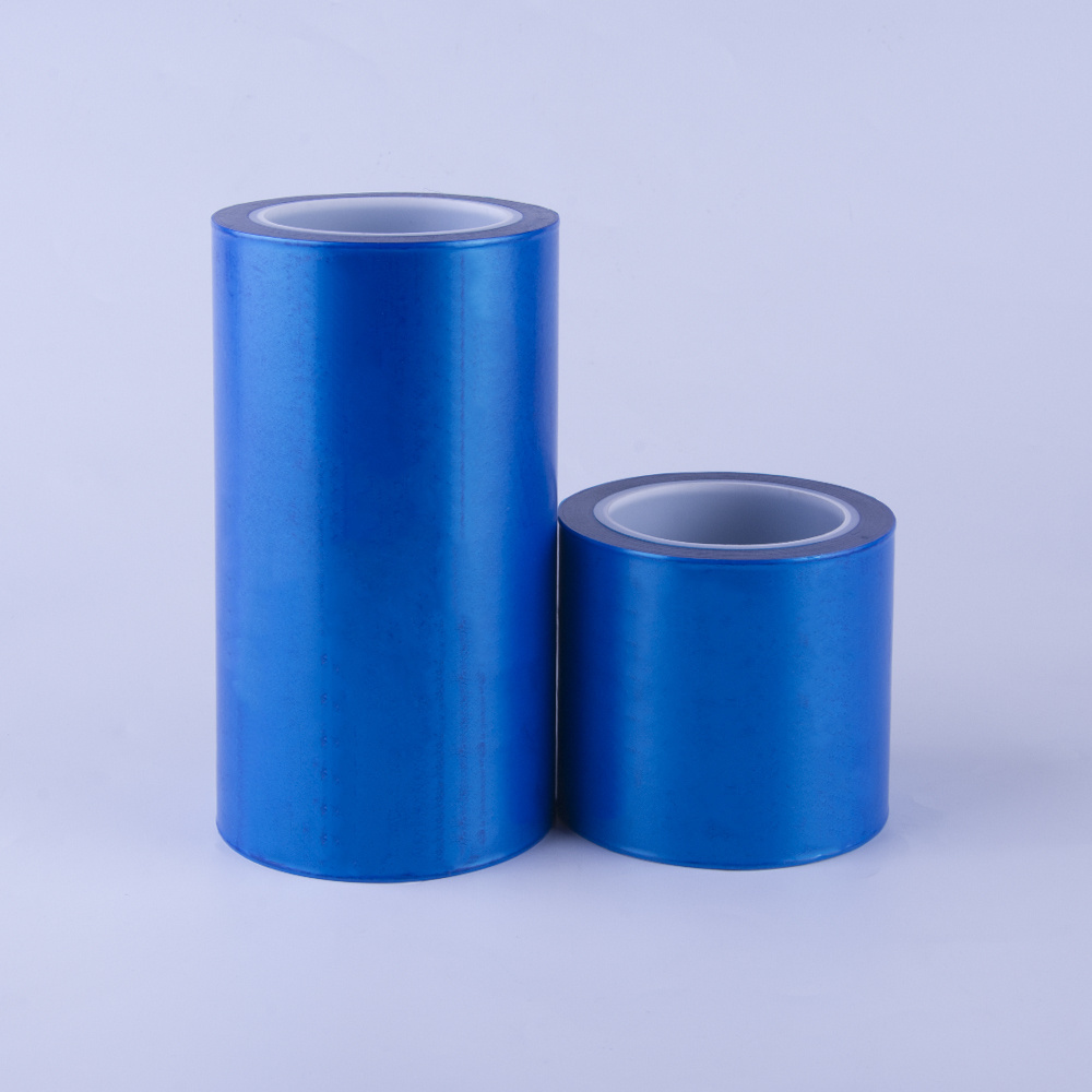 Wholesale Hot Sale No Residue Hard Surface 50 mic self-adhesive polyethylene pe blue protective film for stainless steel plate