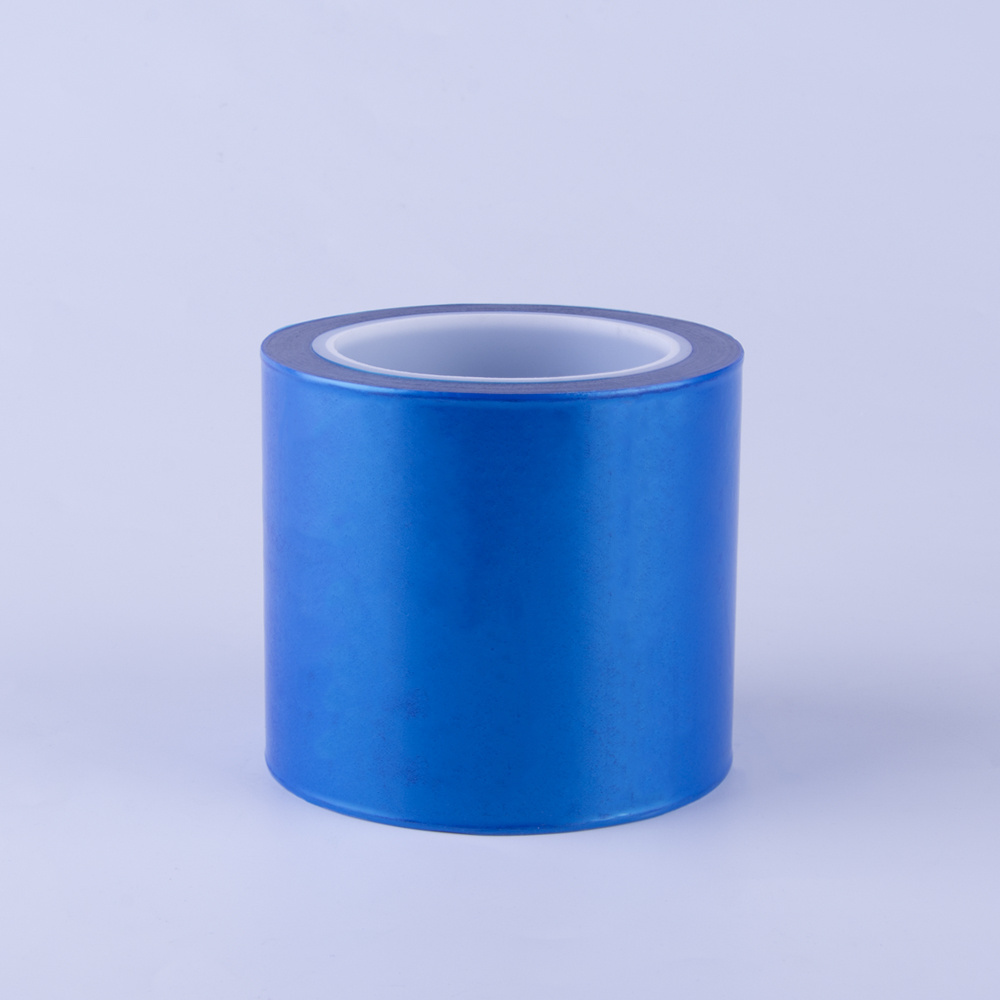 Wholesale Hot Sale No Residue Hard Surface 50 mic self-adhesive polyethylene pe blue protective film for stainless steel plate