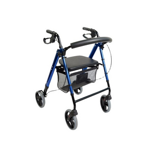 Health Rollator Rolling Medical Walker with Storage and Soft Seat JL964LH