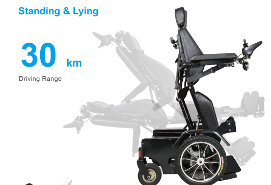 JL New Product Z01 Standing Full Function Stand Up Power Electr Wheelchair For Dubai