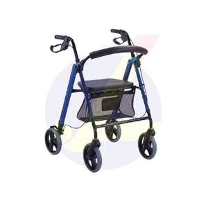 rollator walker folding for toddlers  Elderly folding 4 wheel adult walker rollator with seat JL9188