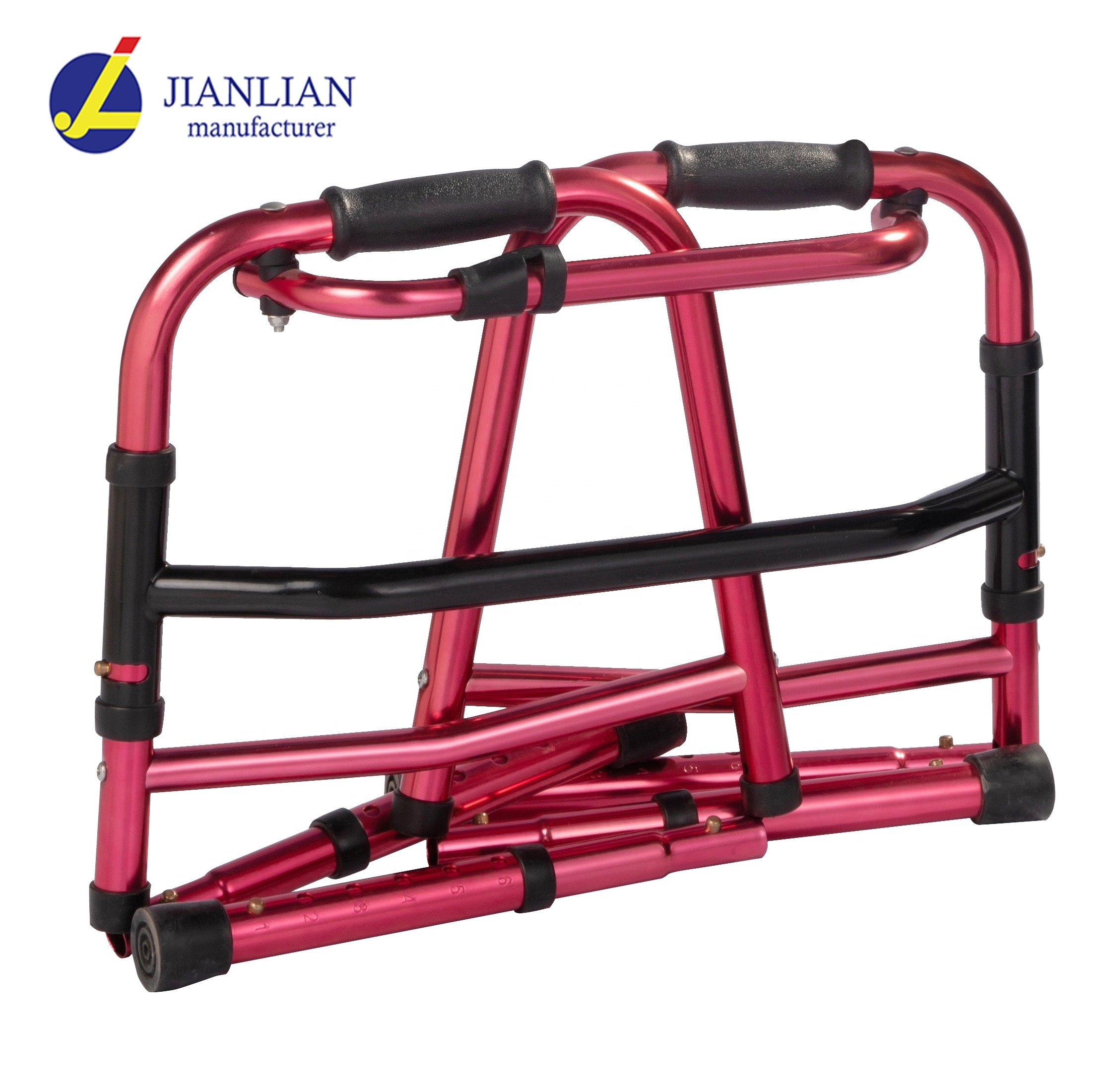 hot sale aluminium foldable stair climbing walker