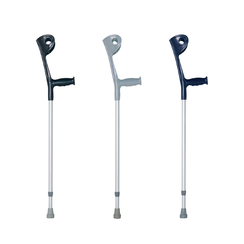 Heavy duty Height Adjustable bastones geritricos Lightweight Walking Forearm Crutch JL937