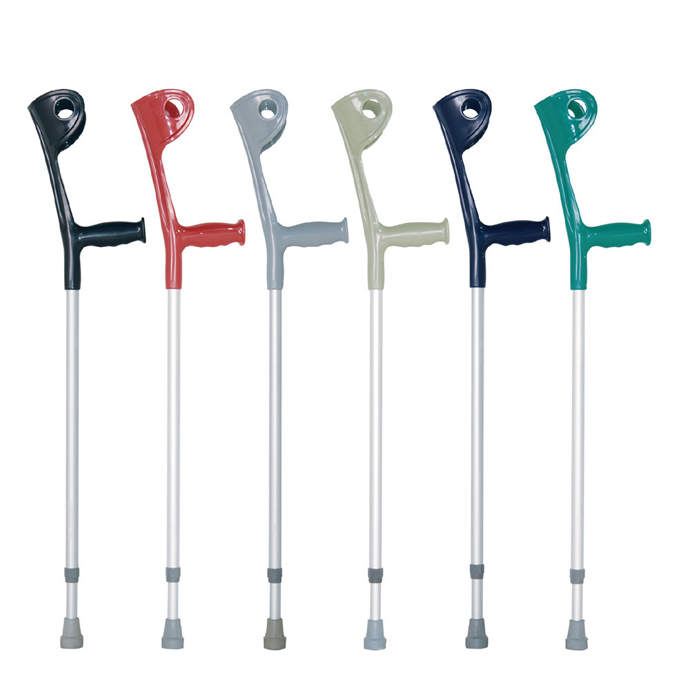 Heavy duty Height Adjustable bastones geritricos Lightweight Walking Forearm Crutch JL937