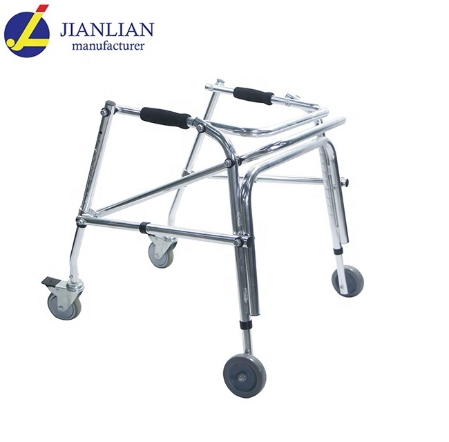 Medical equipment aluminium baby walker,4 legs walker,children walker