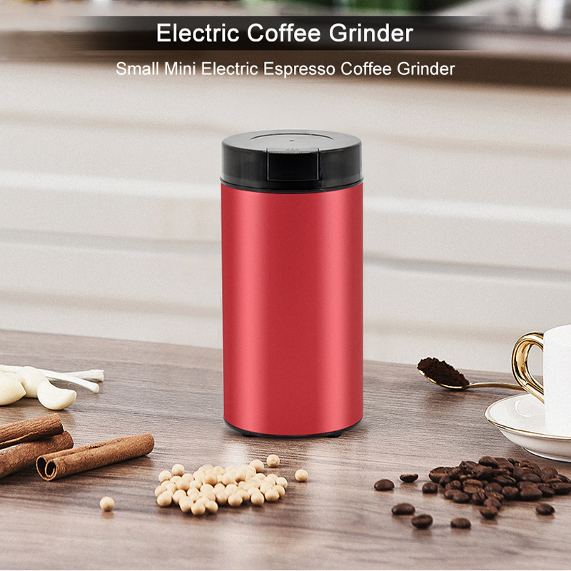 Portable mini small universal automatic coffee bean grinder low noise pure copper motor grinding core electric coffee grinder