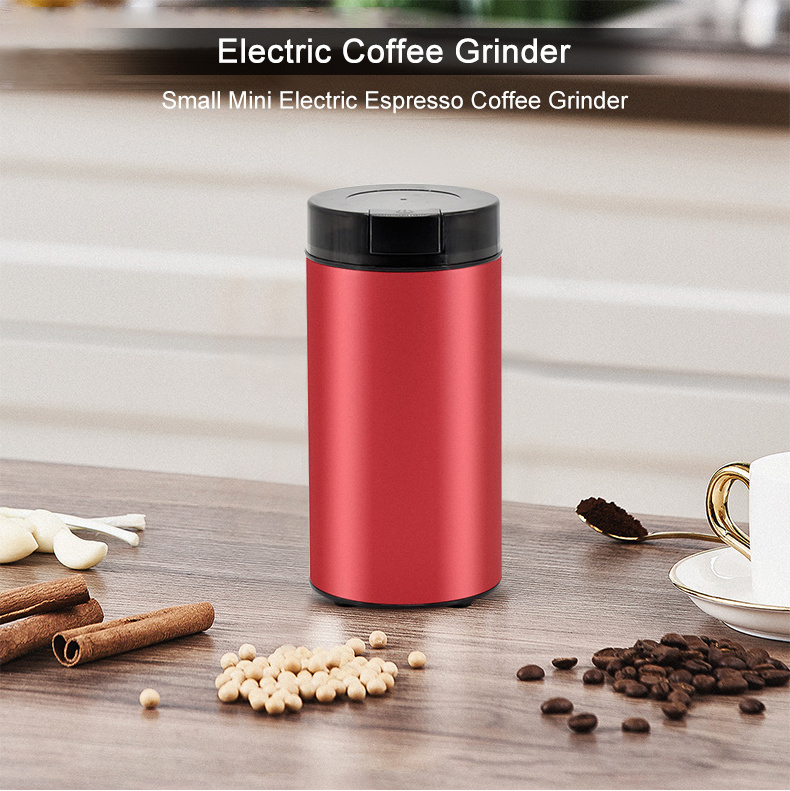 Oem Odm Stainless Steel Blade Electric Coffee Grinder Mini Automatic Coffee Grinder