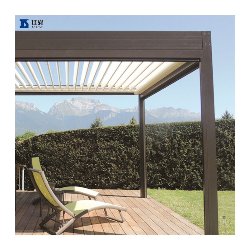 Hot Selling Aluminum Gazebo Tent Pergola With Adjustable Louvers Pergola Outdoor Aluminum Gazebo