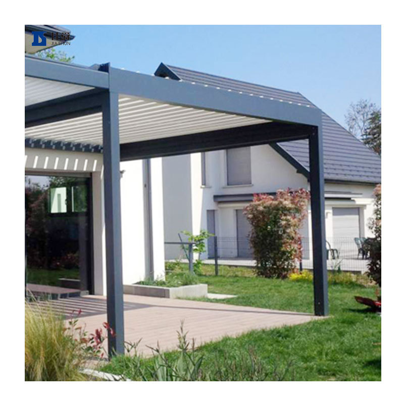 Hot Selling Aluminum Gazebo Tent Pergola With Adjustable Louvers Pergola Outdoor Aluminum Gazebo