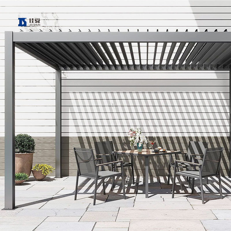 Best Selling Aluminium Overkapping Shutters Pergola Garden Pergolas And Gazebos Exterior Aluminium Outdoor