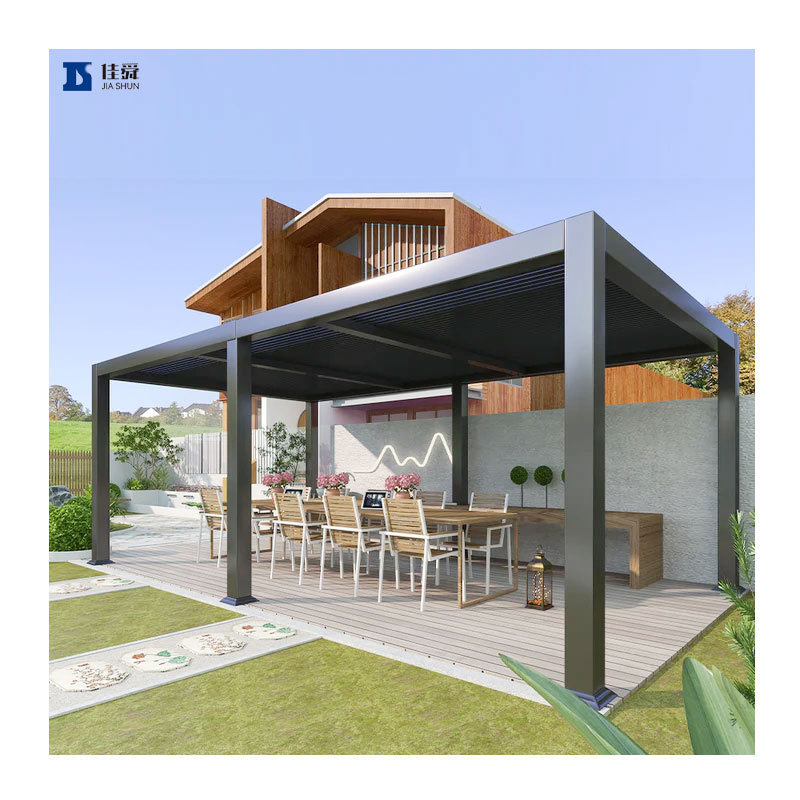 Best Selling Aluminium Overkapping Shutters Pergola Garden Pergolas And Gazebos Exterior Aluminium Outdoor