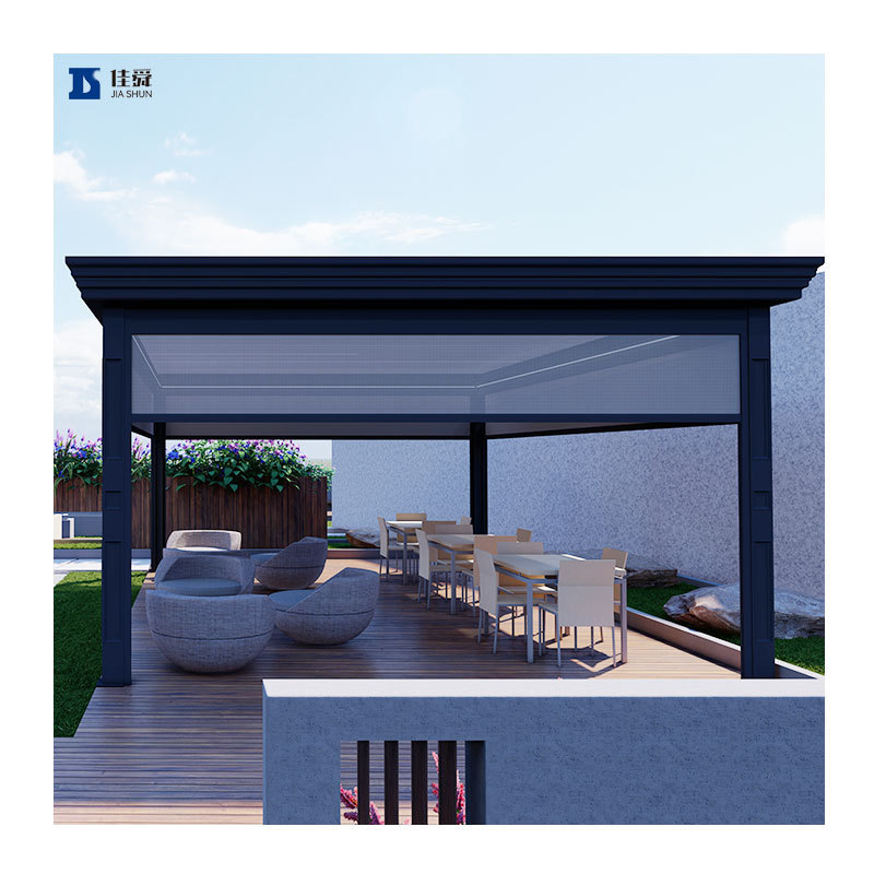 Best Selling Aluminum Frame Louvered Pergola With Roof Aluminum Pergola Outdoor