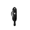 Aluminium handle for window Accessories Sliding Window Black White Anti-theft Lock Half Moon Hook Crescent Lock