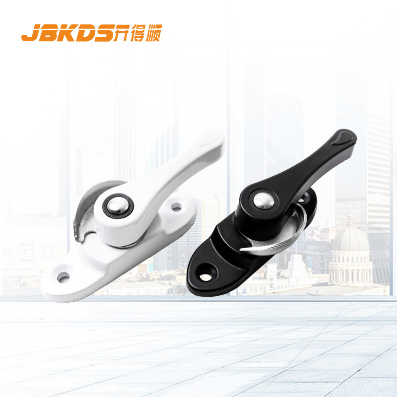 Aluminium handle for window Accessories Sliding Window Black White Anti-theft Lock Half Moon Hook Crescent Lock