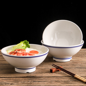 custom printed noodle bowls  japanese style thickening ceramic soup bowl  for restaurant with logo