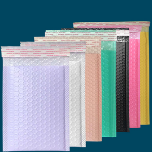 Custom Mailing Packaging Bags Poly Bubble Mailers Envelopes Bubble Bag Poly Pink Wrap Padded Mailing Bag Metallic Bubble Envelop