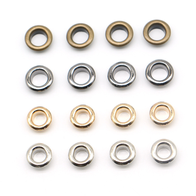 Custom Logo Factory Supply Different Size Metal Eyelets Brass Stainless Steel Metal Grommet Garment Eyelet