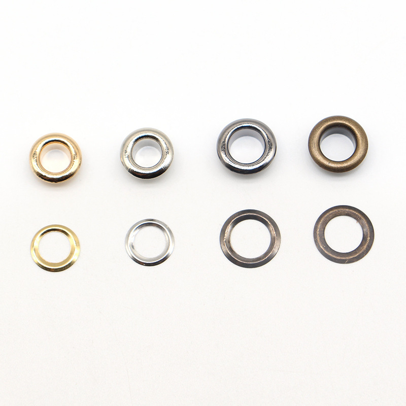 Custom Logo Factory Supply Different Size Metal Eyelets Brass Stainless Steel Metal Grommet Garment Eyelet